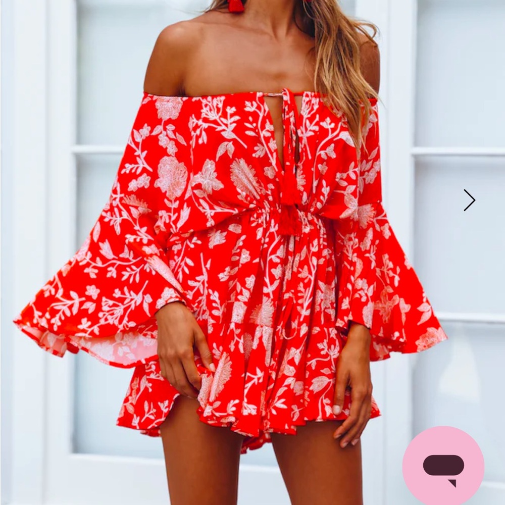 Hello Molly floral romper